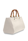 Katie Loxton Avery Bamboo Handle Shopper Bag, Off White