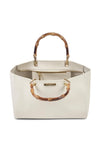 Katie Loxton Avery Bamboo Handle Shopper Bag, Off White