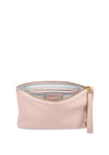 Katie Loxton Isla Pebbled Clutch Bag, Pale Pink