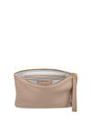 Katie Loxton Isla Pebbled Clutch Bag, Taupe