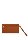 Katie Loxton Cleo Pebbled Wristlet, Cognac