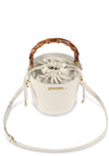 Katie Loxton Jourdan Bamboo Handle Bucket Bag, Off White