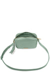 Katie Loxton Sophia Tassel Top Zip Crossbody Bag, Mint Green