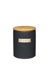 Kitchen Craft Masterclass Tea Canister, Black