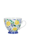 Kitchen Craft Sweet Lemon China Mug, Lemon Multi