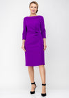 Lizabella Ruched Bodice Pencil Dress, Purple