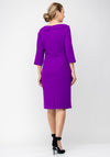 Lizabella Ruched Bodice Pencil Dress, Purple