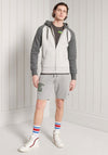 Superdry Orange Label Raglan Zip Hoodie, Grey