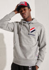 Superdry Sportstyle Applique Hoodie, Grey