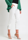 Masai Padme Straight Cropped Trousers, Off White