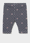 Mayoral Baby Girls Polka Dot Leggings, Navy