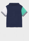 Mayoral Baby Boys Colour Block Polo Shirt, Navy