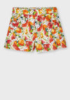 Mayoral Girls Fruit Print Shorts, Multi-Coloured