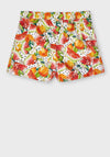 Mayoral Girls Fruit Print Shorts, Multi-Coloured