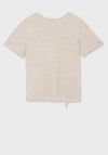 Mayoral Girls Sequin Pocket T-Shirt, Beige