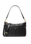 MICHAEL Michael Kors Medium Pebbled Leather Shoulder Bag, Black