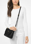 MICHAEL Michael Kors Medium Pebbled Leather Shoulder Bag, Black