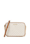 MICHAEL Micheal Kors Signature Jet Set Crossbody Bag, Vanilla