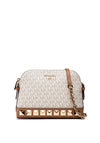 MICHAEL Michael Kors Jet Set Dome Crossbody, Cream & Tan