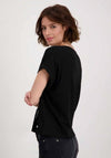 Monari Glam Straight T-Shirt, Black