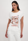 Monari Glam It Up T-Shirt, White & Pink