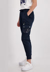 Monari Cargo Style Joggers, Navy