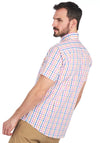 Barbour Tattersall Check Shirt, Orange