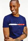 Tommy Hilfiger Global Stripe T-Shirt, Yale Navy