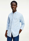 Tommy Hilfiger Organic Flex Dobby Shirt, Copenhagen Blue