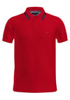 Tommy Hilfiger 1985 Hilfiger Collar Polo Shirt, Primary Red