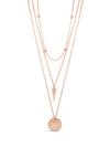 Absolute Sun Locket & Spike Pendant Necklace, Rose Gold