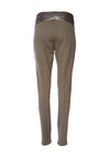 Naya Leatherette Front Panel Leggings, Khaki