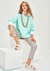 Naya Oversized Sweatshirt, Mint Green