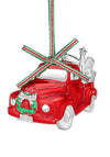 Newbridge Red Car Christmas Decoration