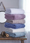 Bianca Combed Cotton Towel Range, Duck Egg Green