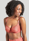 Panache Imogen Balconette Bra, Garnet Rose