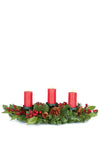 Premier Decorative Christmas Centrepiece with red berries, 80cm