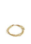 Pilgrim Lilly Multi Chain Bracelet, Gold