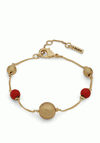 Pilgrim Holly Beaded Bracelet, Gold