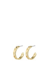 Pilgrim Hope Chain Half Hoop Earrings, Gold