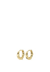 Pilgrim Taffy Swirl Mini Hoop Earrings, Gold