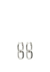 Pilgrim Euphoric Cable Chain Earrings, Silver