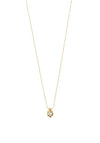 Pilgrim Tina Recycled Crystal Drop Necklace, Gold