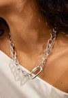 Pilgrim Restoration Chunky Cable Chain Necklace, Silver