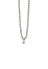 Absolute Pearl Crystal Bead Necklace, White