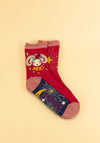 Powder Horoscope Aries Ankle Socks, Berry