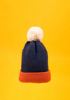 Powder Bonnie Bobble Hat, Navy Multi