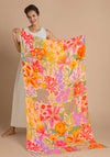 Powder Printed Springtime Wildflowers Scarf, Multi