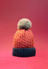 Powder Greta Bobble Hat, Rose Multi