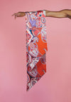 Powder Paisley Neck Scarf, Candy